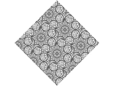 White Alchemy Mandala Vinyl Wrap Pattern