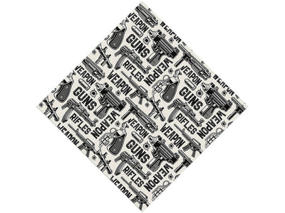 White Arsenal Weapon Vinyl Wrap Pattern