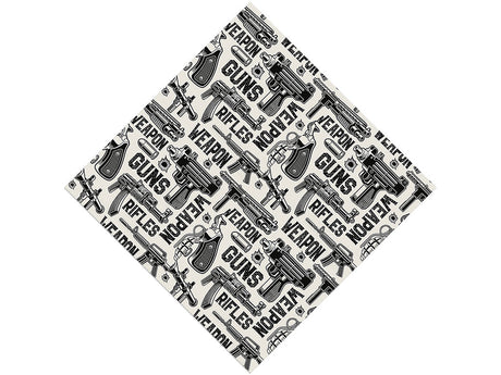 White Arsenal Weapon Vinyl Wrap Pattern