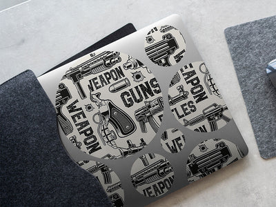white arsenal weapon DIY Laptop Stickers