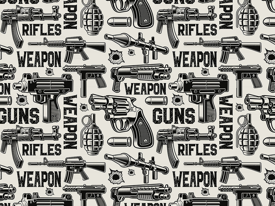 White Arsenal Weapon Vinyl Wrap Pattern~Rwraps Series 914 Digitally Printed Vinyl Wrap~0