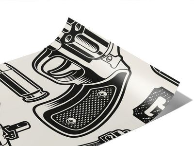 White Arsenal Weapon Vinyl Wraps~Rwraps Series 914 Digitally Printed Vinyl Wrap~0