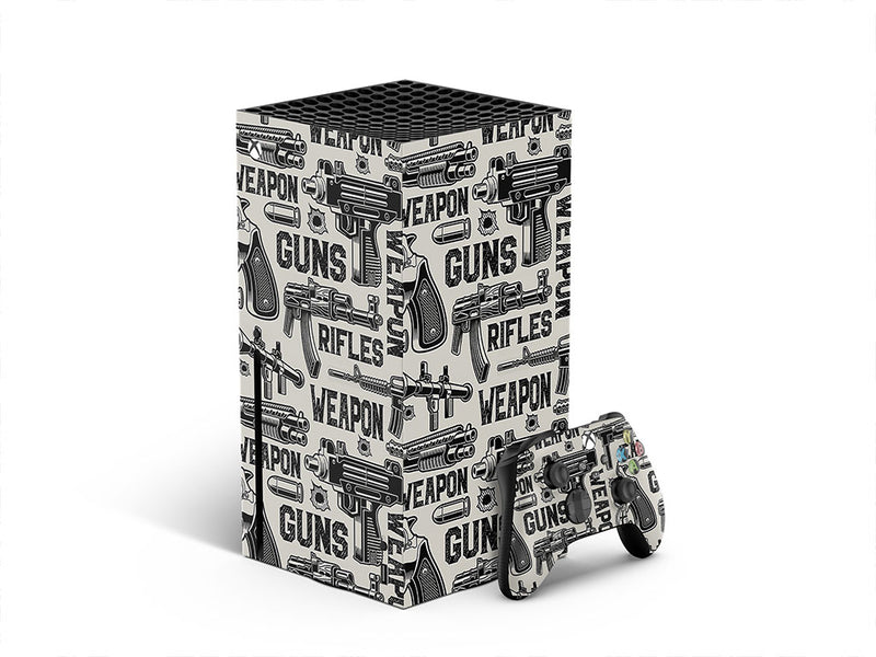 white arsenal weapon XBOX DIY Decal