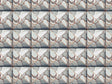 White Break Tile Vinyl Wrap Pattern~Rwraps Series 914 Digitally Printed Vinyl Wrap~0
