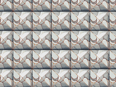 White Break Tile Vinyl Wrap Pattern~Rwraps Series 914 Digitally Printed Vinyl Wrap~0