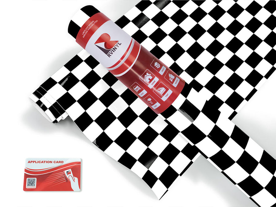 white checkered Craft Vinyl Roll