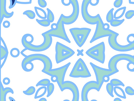 White Compass Tile Vinyl Wrap Pattern~Rwraps Series 914 Digitally Printed Vinyl Wrap~0
