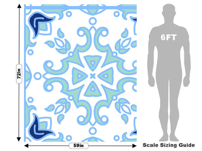 White Compass Tile Vehicle Wrap Scale~Rwraps Series 914 White Compass Tile Measurements~2
