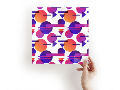 white cosmopolitan abstract geometric Craft Sheets