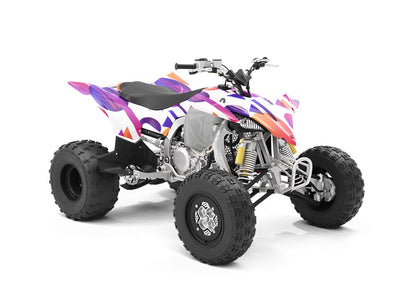 White Cosmopolitan Abstract ATV Wrapping Vinyl