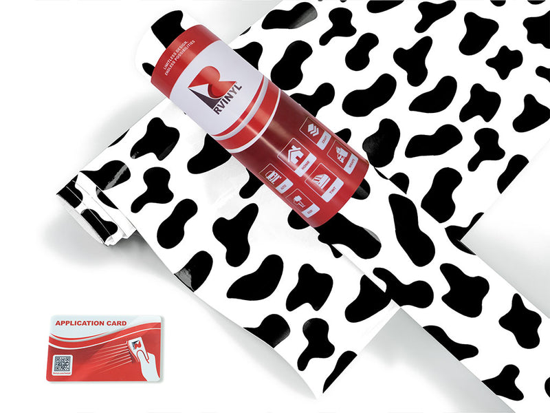 white cow animal print Craft Vinyl Roll