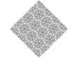 White Cylindrical Mandala Vinyl Wrap Pattern