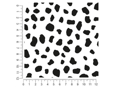 white dalmation animal print 1ft x 1ft Craft Sheets
