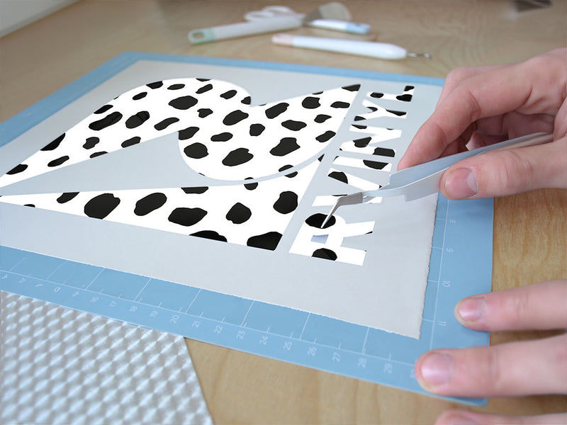 white dalmation animal print Easy Weed Craft Vinyl