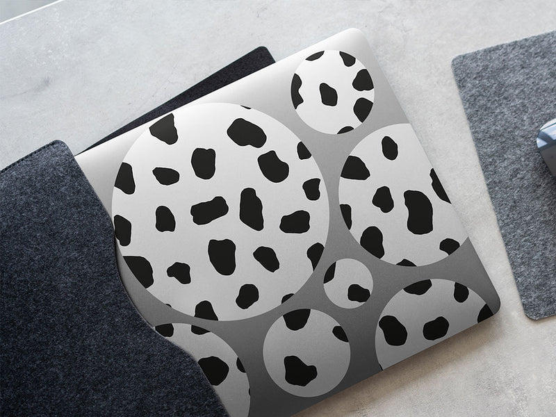 white dalmation animal print DIY Laptop Stickers