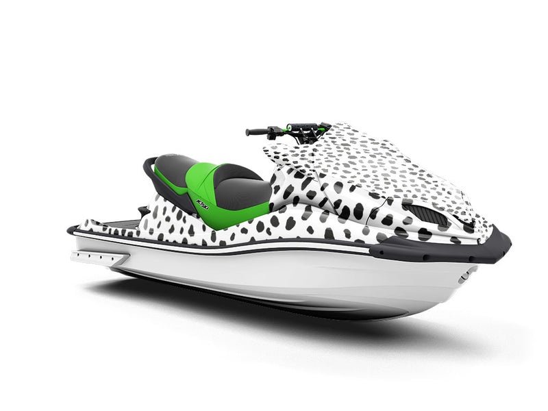 White Dalmation Jet Ski Vinyl Customized Wrap