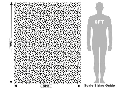 White Dalmation Vehicle Wrap Scale~Rwraps Series 914 White Dalmation Measurements~2