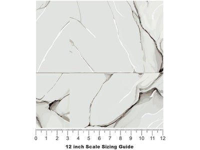 White Deviations Tile Vinyl Film Pattern Size 12 inch Scale~Rwraps White Deviations Tile Sizing Chart~3