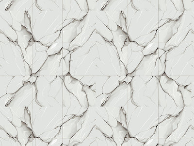 White Deviations Tile Vinyl Wrap Pattern~Rwraps Series 914 Digitally Printed Vinyl Wrap~0