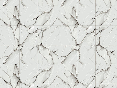 White Deviations Tile Vinyl Wrap Pattern~Rwraps Series 914 Digitally Printed Vinyl Wrap~0