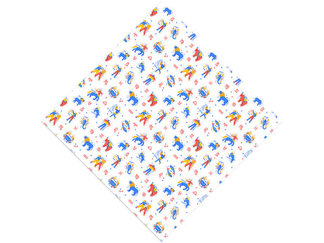 White Friends Astrology Vinyl Wrap Pattern