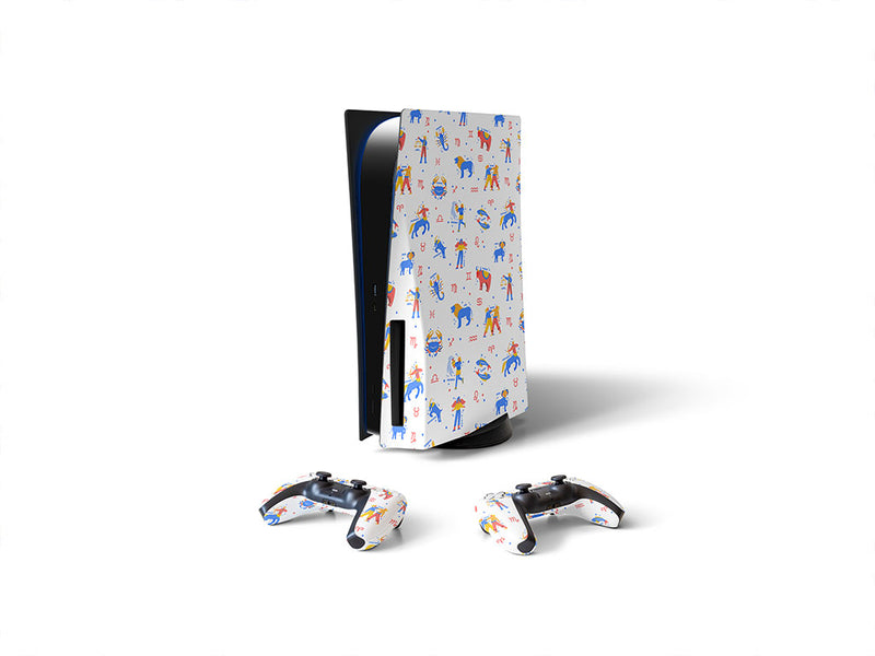 white friends astrology Sony PS5 DIY Skin