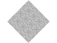 White Geometric Mandala Vinyl Wrap Pattern