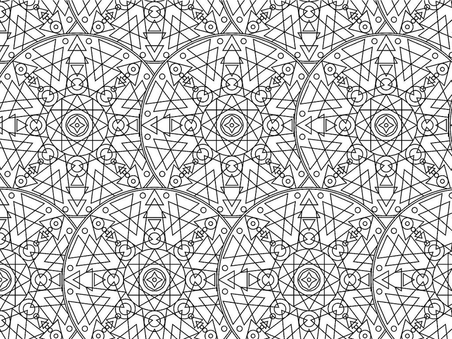 White Geometric Mandala Vinyl Wrap Pattern~Rwraps Series 914 Digitally Printed Vinyl Wrap~0