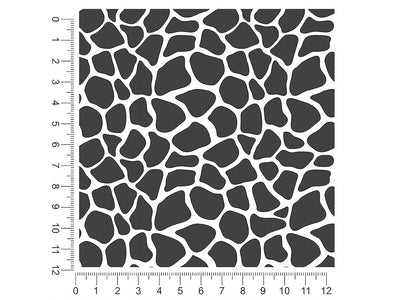 white giraffe animal print 1ft x 1ft Craft Sheets