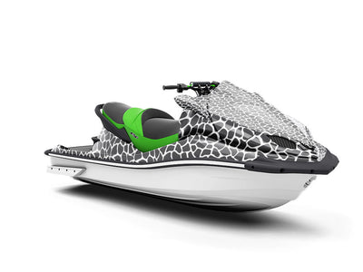 White Giraffe Jet Ski Vinyl Customized Wrap