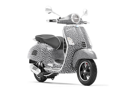 White Giraffe Vespa Scooter Wrap Film
