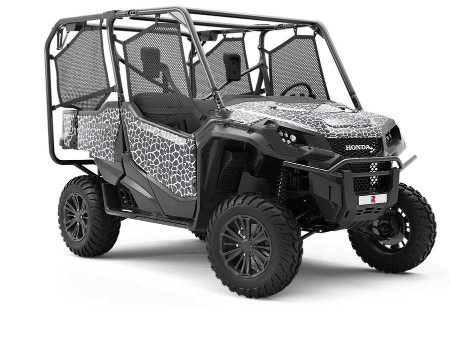 White Giraffe Utility Vehicle Vinyl Wrap