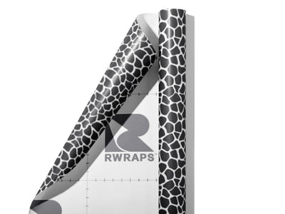 White Giraffe Wrap Film Sheets~Rwraps Series 914 White Giraffe Scrolled Sheet~5