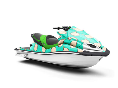 White Granex Vegetable Jet Ski Vinyl Customized Wrap