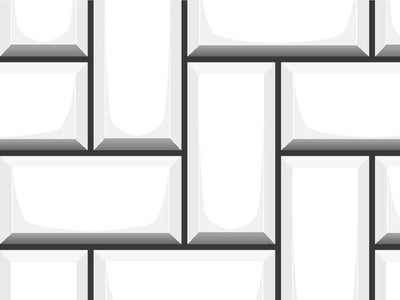White  Brick Vinyl Wrap Pattern~Rwraps Series 914 Digitally Printed Vinyl Wrap~0