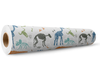 White Ice Dinosaur Wrap Film Wholesale Roll~Rwraps Series 914 Digitally Printed Vinyl Roll~5
