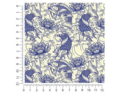 white koi salt water 1ft x 1ft Craft Sheets