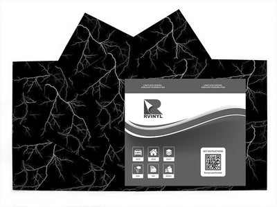 white lightning lightning Craft Vinyl Sheet Pack