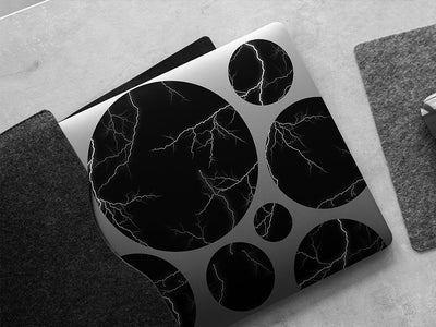 white lightning lightning DIY Laptop Stickers