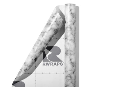 White  Marble Wrap Film Sheets~Rwraps Series 914 White  Marble Scrolled Sheet~3