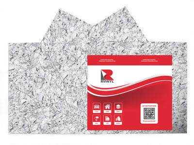 white marmo granite stone Craft Vinyl Sheet Pack