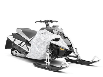 White Marmo Granite Custom Wrapped Snowmobile