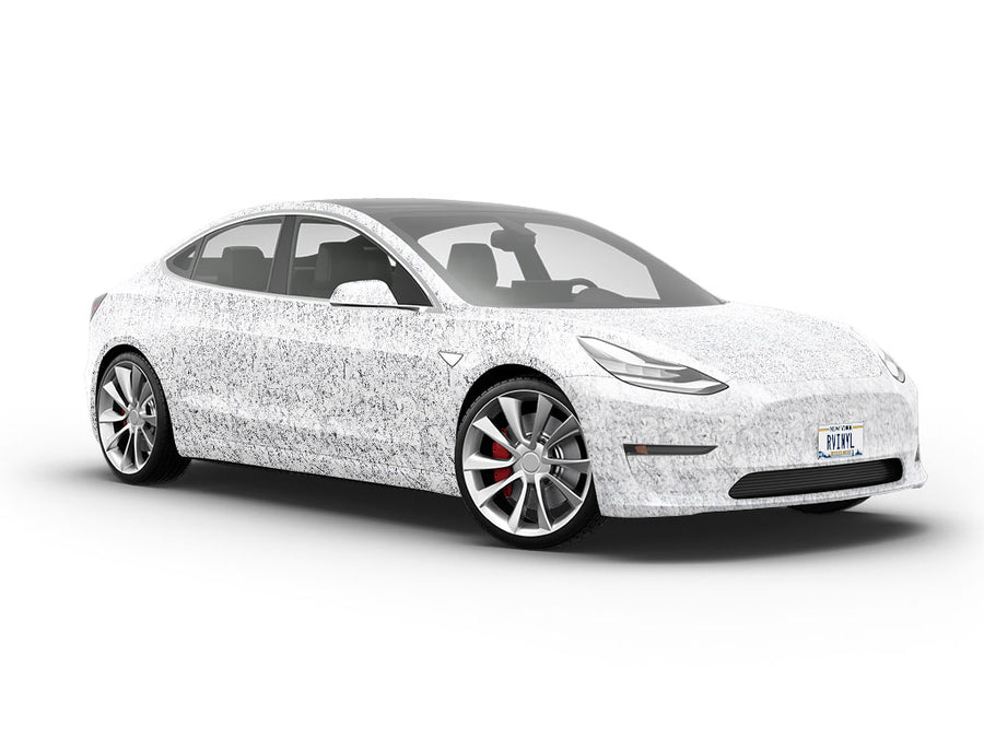 White Marmo Granite Vehicle Vinyl Wrap