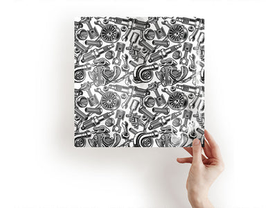 white motor gearhead Craft Sheets