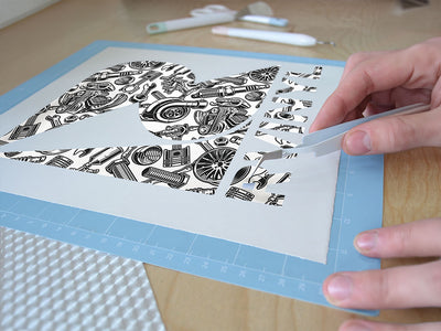 white motor gearhead Easy Weed Craft Vinyl