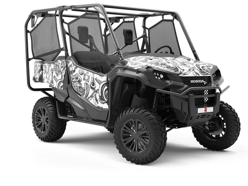 White Motor Cars Utility Vehicle Vinyl Wrap