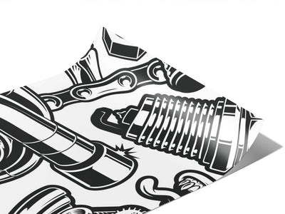 White Motor Cars Vinyl Wraps~Rwraps Series 914 Digitally Printed Vinyl Wrap~0
