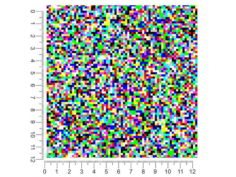 white noise pixel 1ft x 1ft Craft Sheets