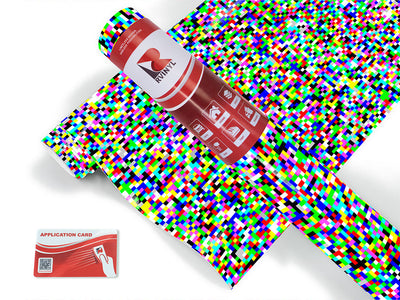 white noise pixel Craft Vinyl Roll