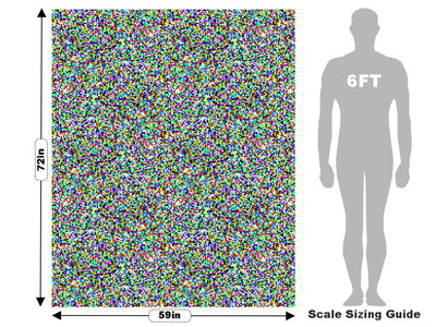 White Noise Pixel Vehicle Wrap Scale~Rwraps Series 914 White Noise Pixel Measurements~1
